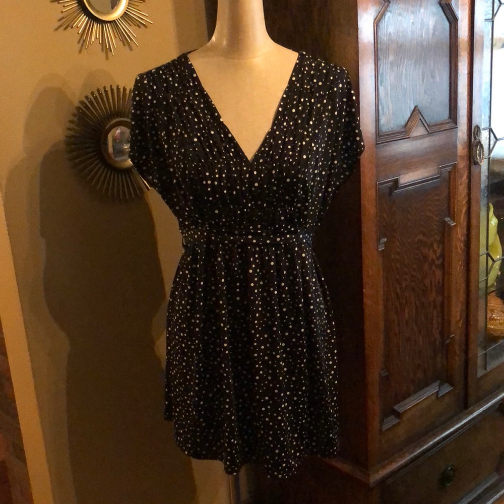 Maternity Polka Dot Blouse Size Large